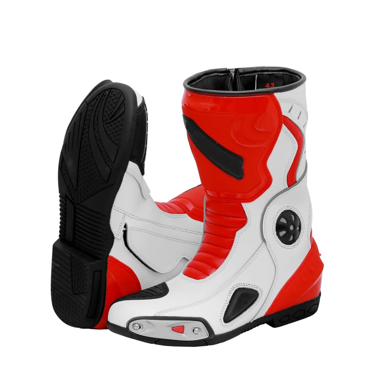 Rider X Red & White Edition Boots