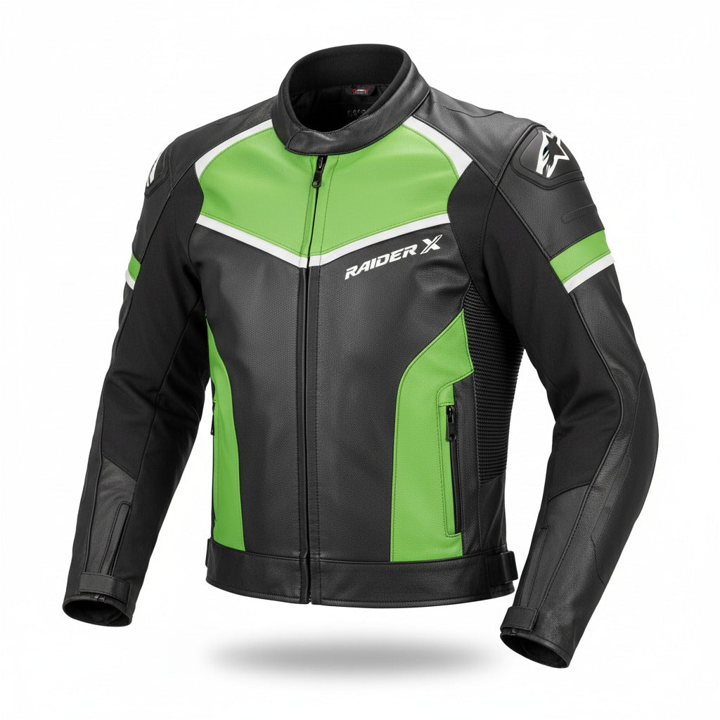 RAIDERX Performance Motorcycle Leather Jacket
