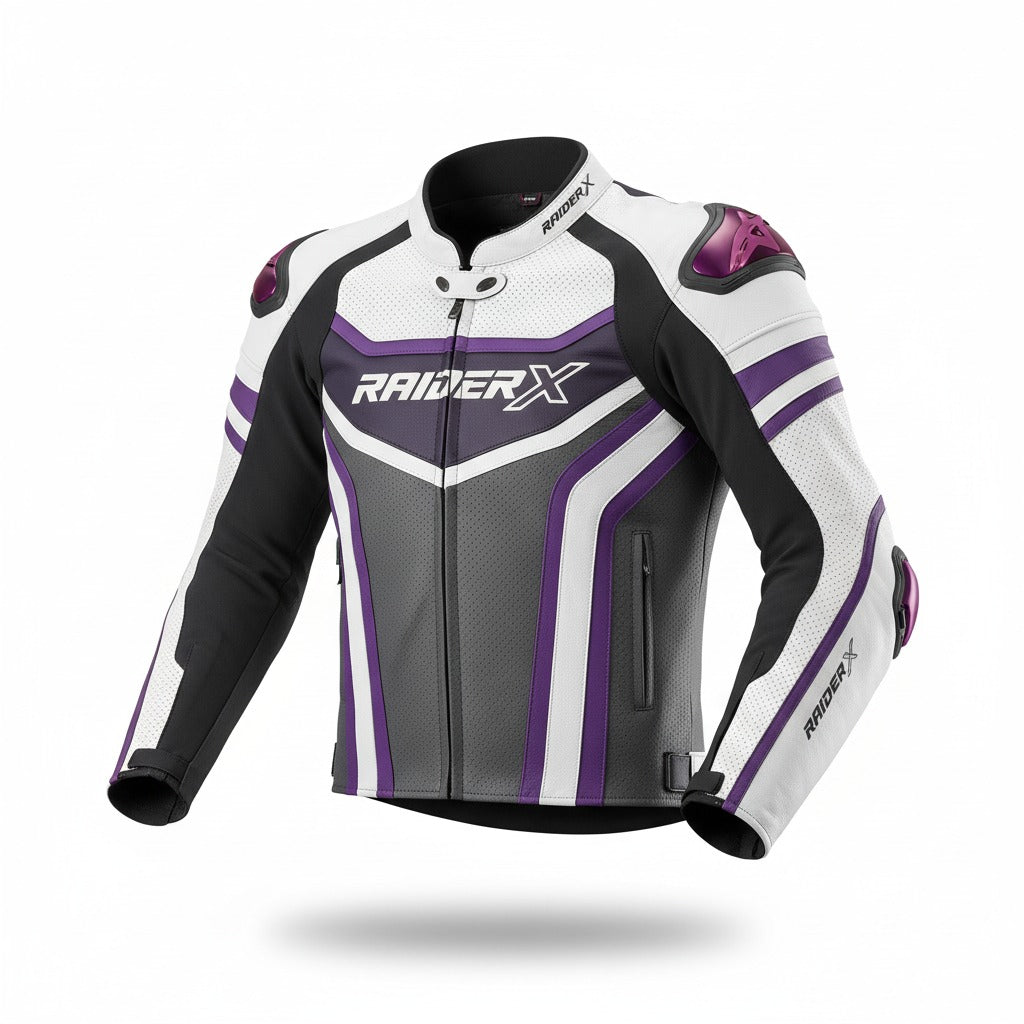 RAIDERX Performance Motorcycle Leather Jacket