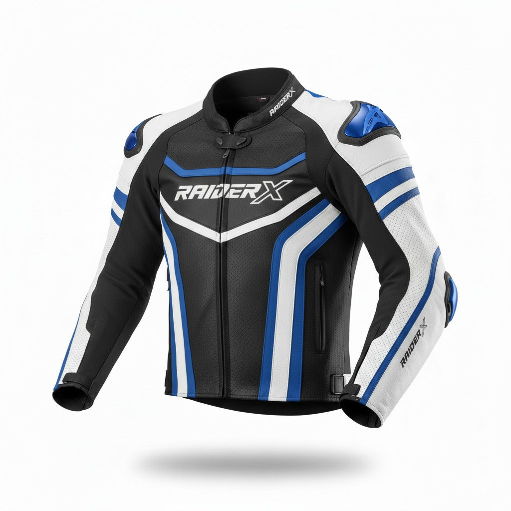 RAIDERX Performance Motorcycle Leather Jacket