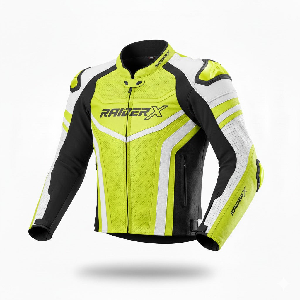 RAIDERX Performance Motorcycle Leather Jacket