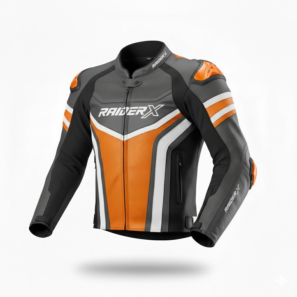 RAIDERX Performance Motorcycle Leather Jacket