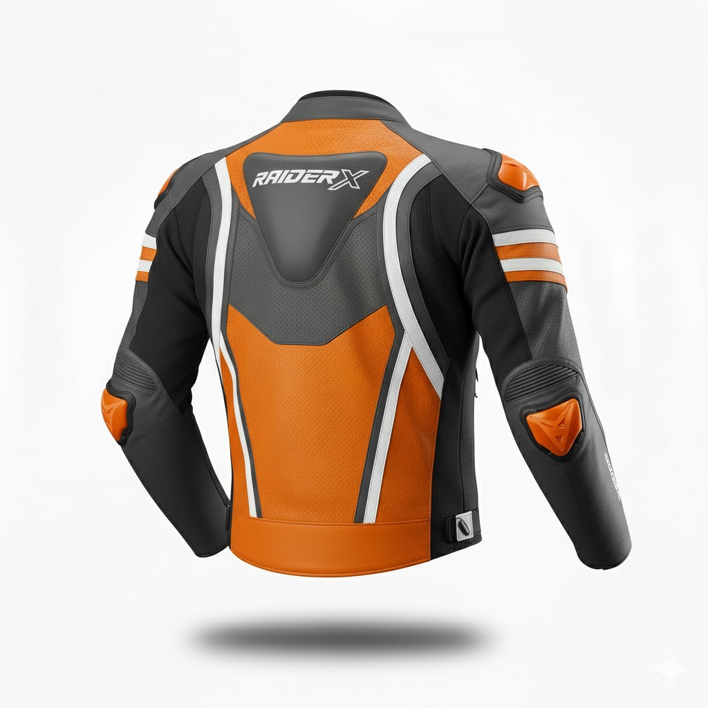 RAIDERX Performance Motorcycle Leather Jacket