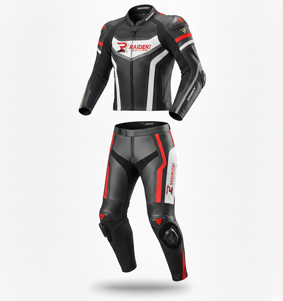 Professional Custom Grade Cowhide Leather Racing Suit