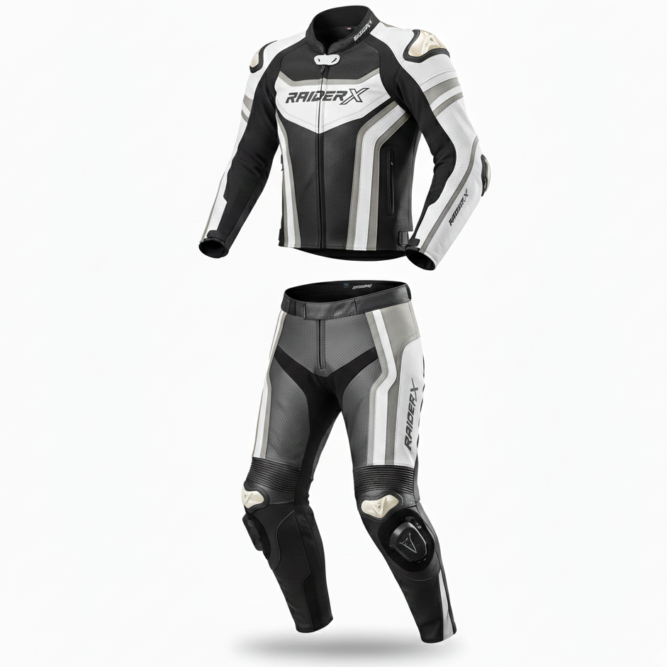 Professional Custom Grade Cowhide Leather Racing Suit